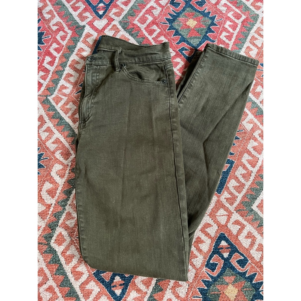 Gap 1969 Olive Skinny Jean - Size 27